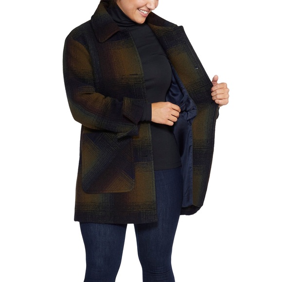 Pendleton wool blend lined topper coat new - Picture 4 of 9